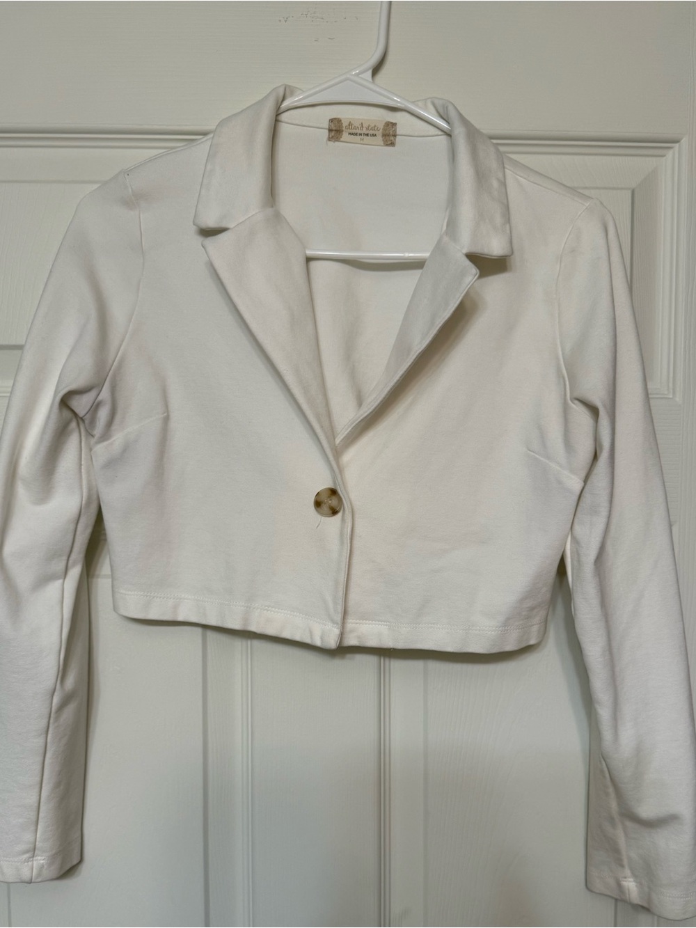 Altar'd State White Cropped Jacket